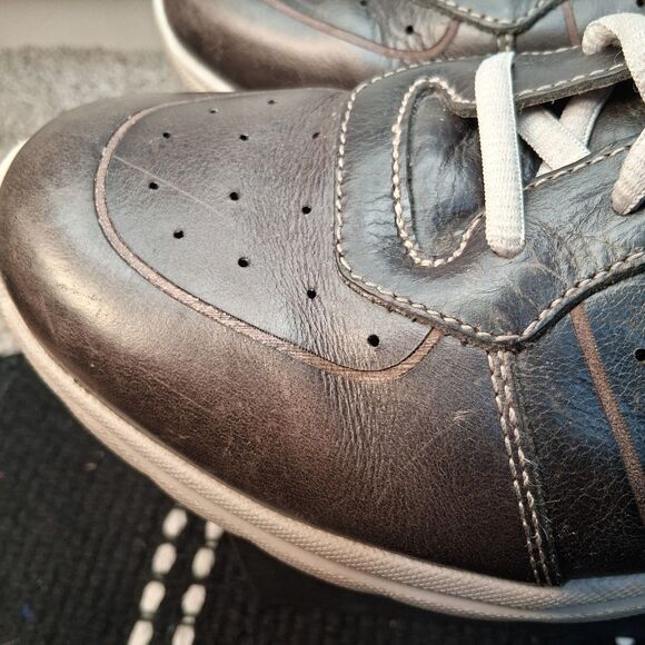 Dansko Men's Wesley Brown Leather Lace-Up Fashion Sneakers Size 42 (US 8.5-9) - Picture 10 of 16